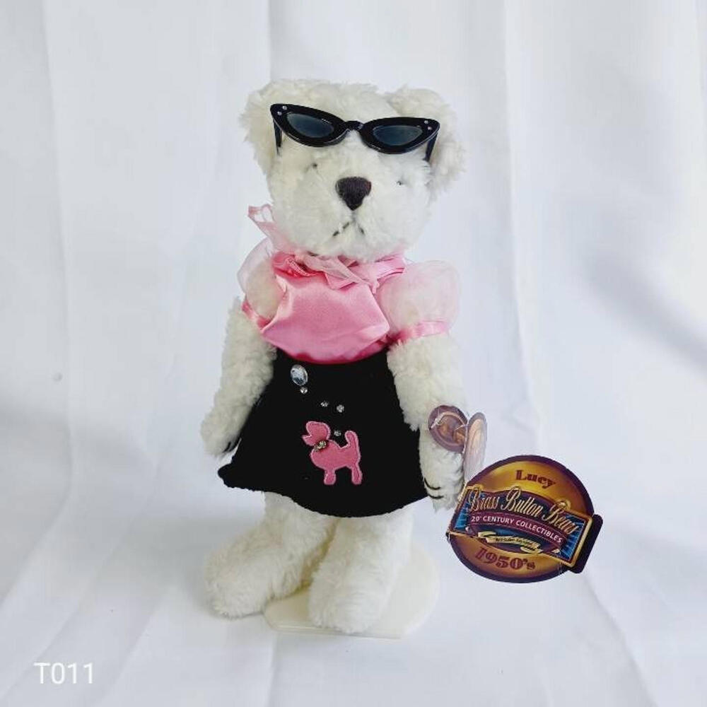 Vtg Brass Button Pickford Bears Lucy 1950s 20th Century Collectibles Teddy Stand